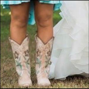 BedStu Cobbler Series Floral Birds Rockabilly Boot